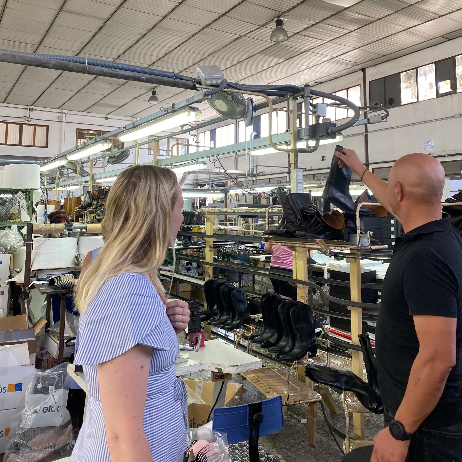 The shoe factory in Elche (Spain) founded in 1996